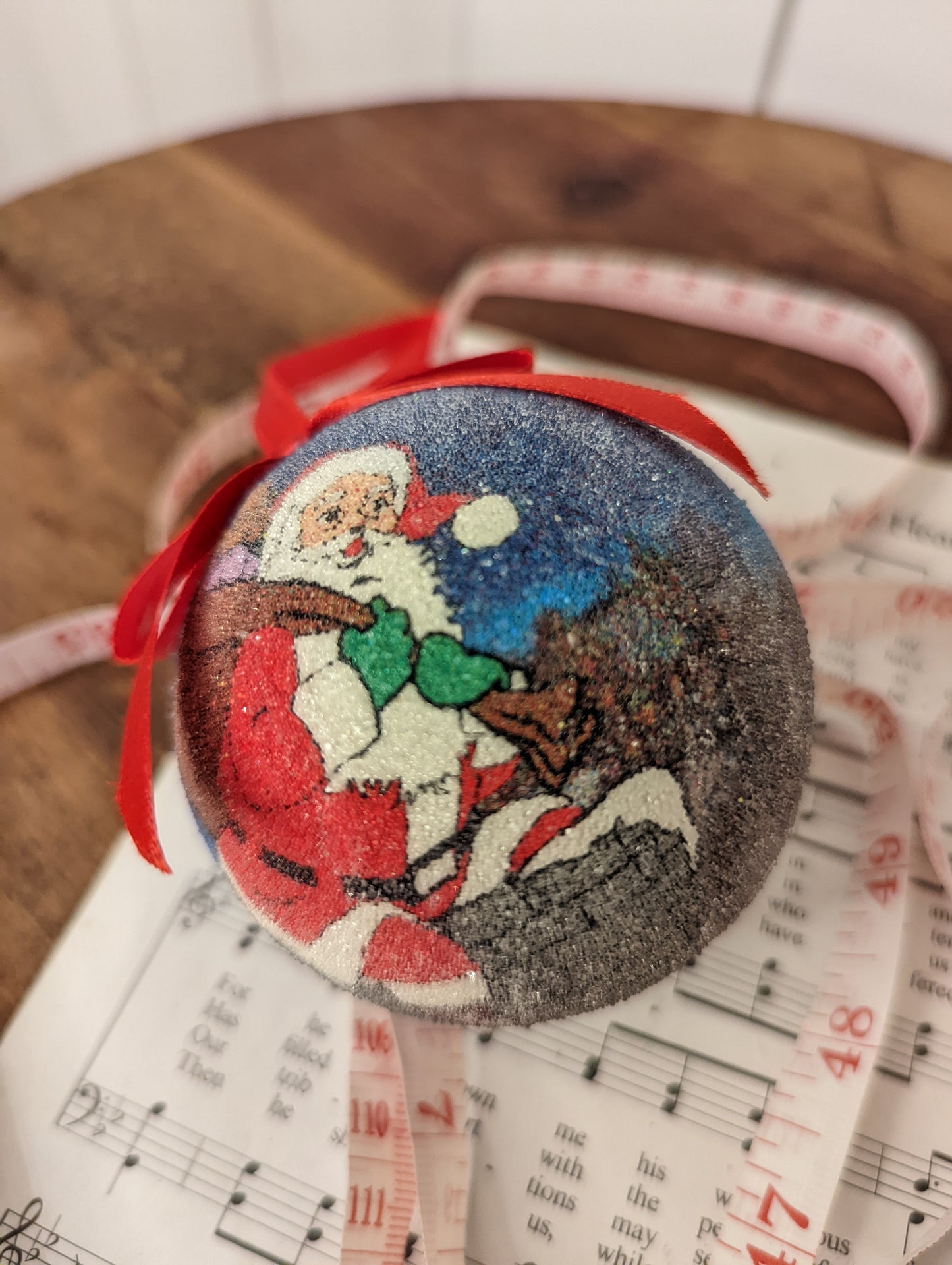 Santa Ornament