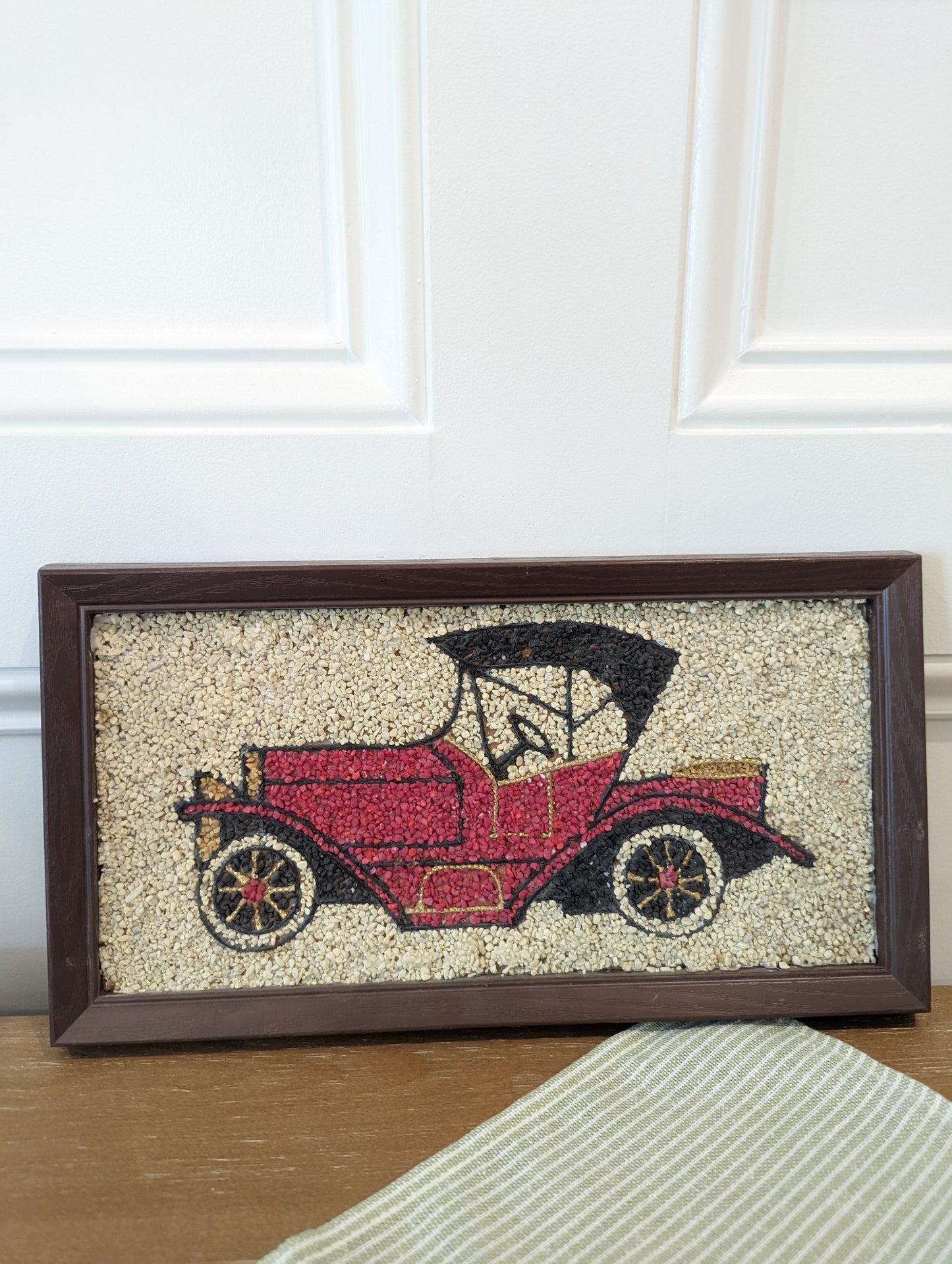 Vintage Pebble Car Art