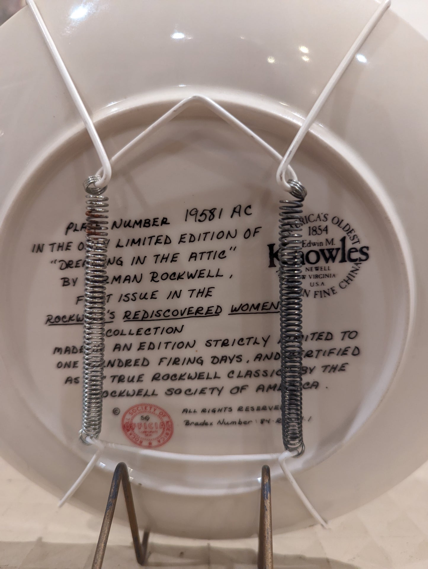 Norman Rockwell Decorative Plate