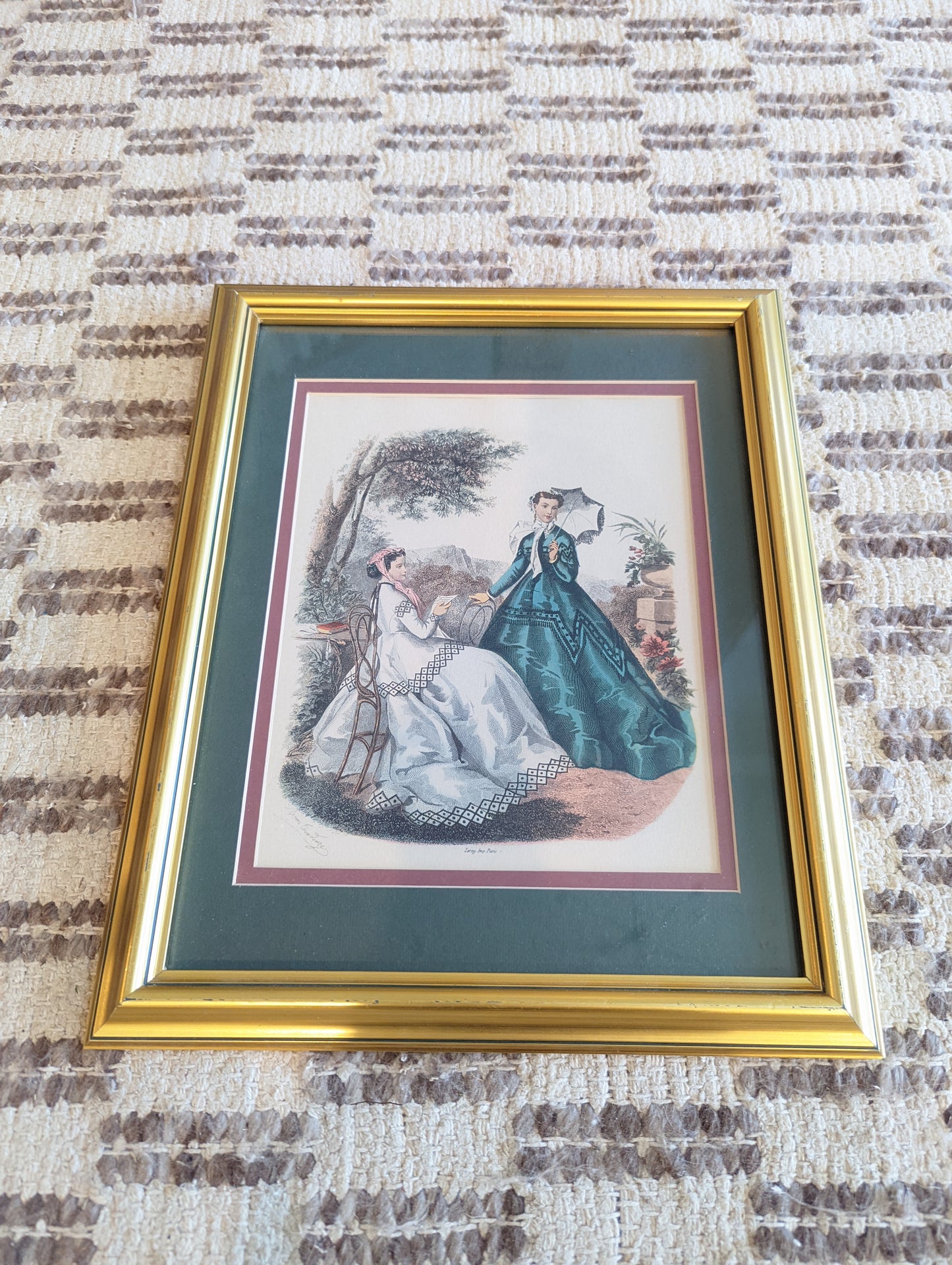 La Mode Illustrée In Gold Frame 8x10