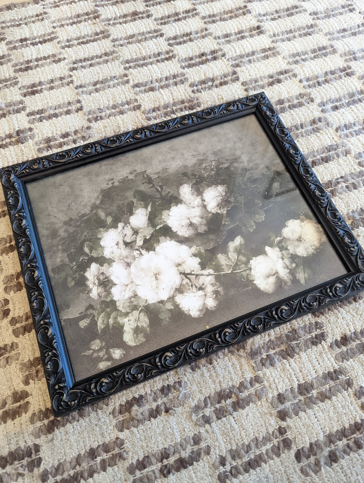 Moody Floral Print in Dark Frame (11x14)