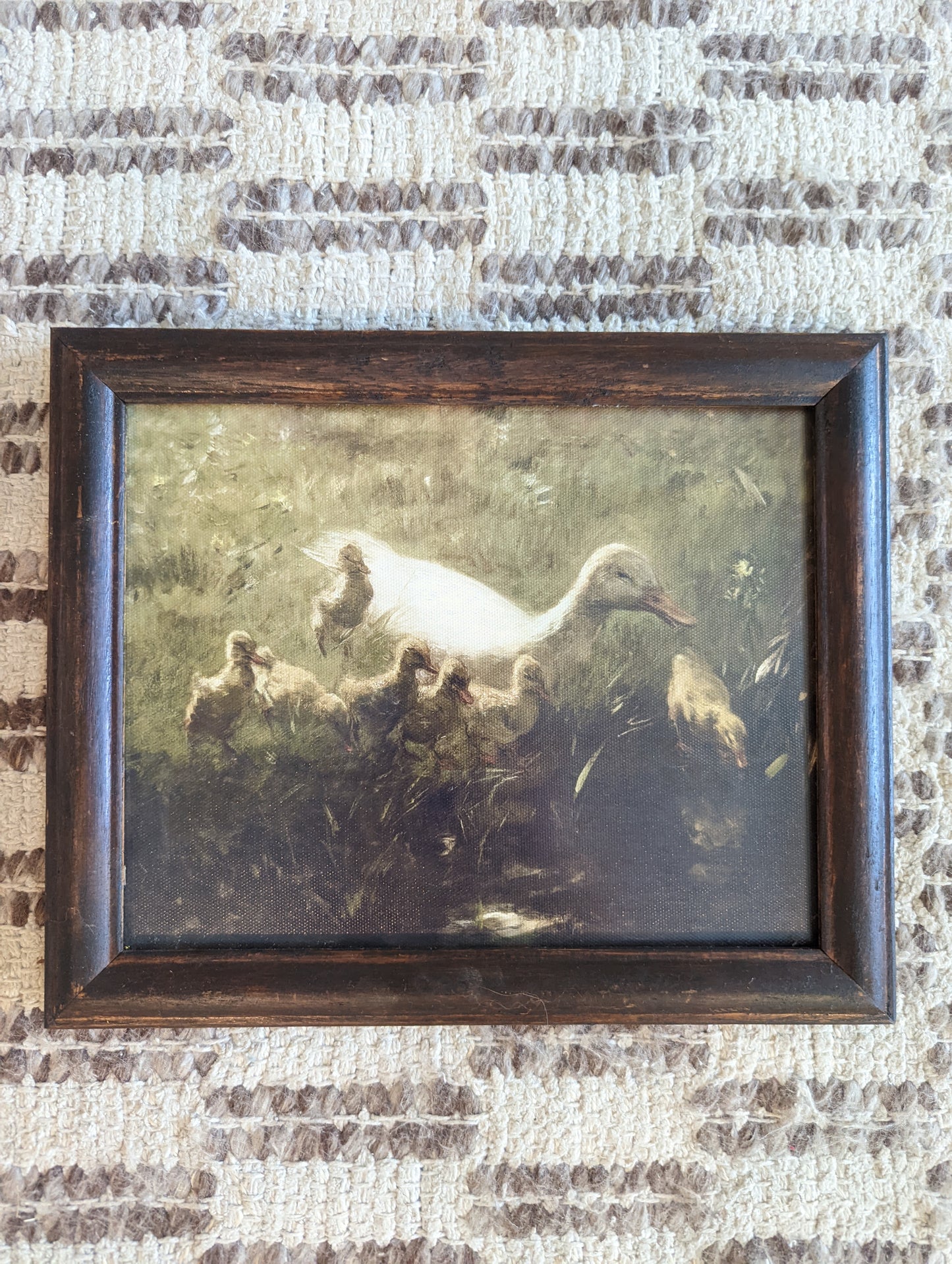 Duck Print in Wood Frame (8x10)