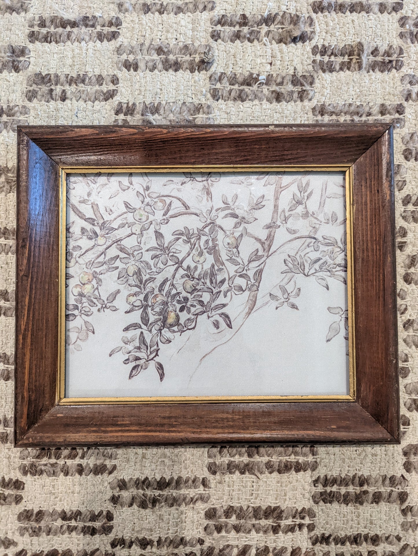 Apple Tree Print in Wood Frame (8x10)