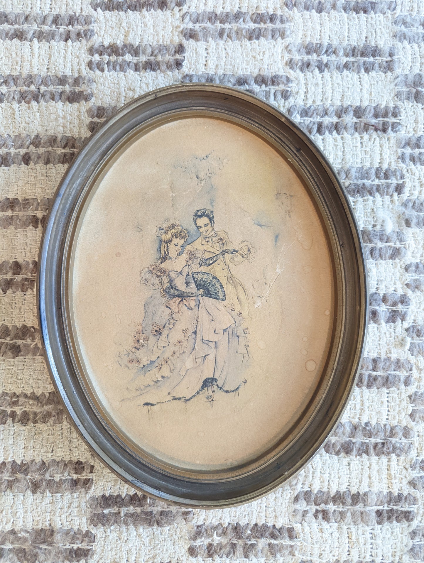 Vintage Oval Art