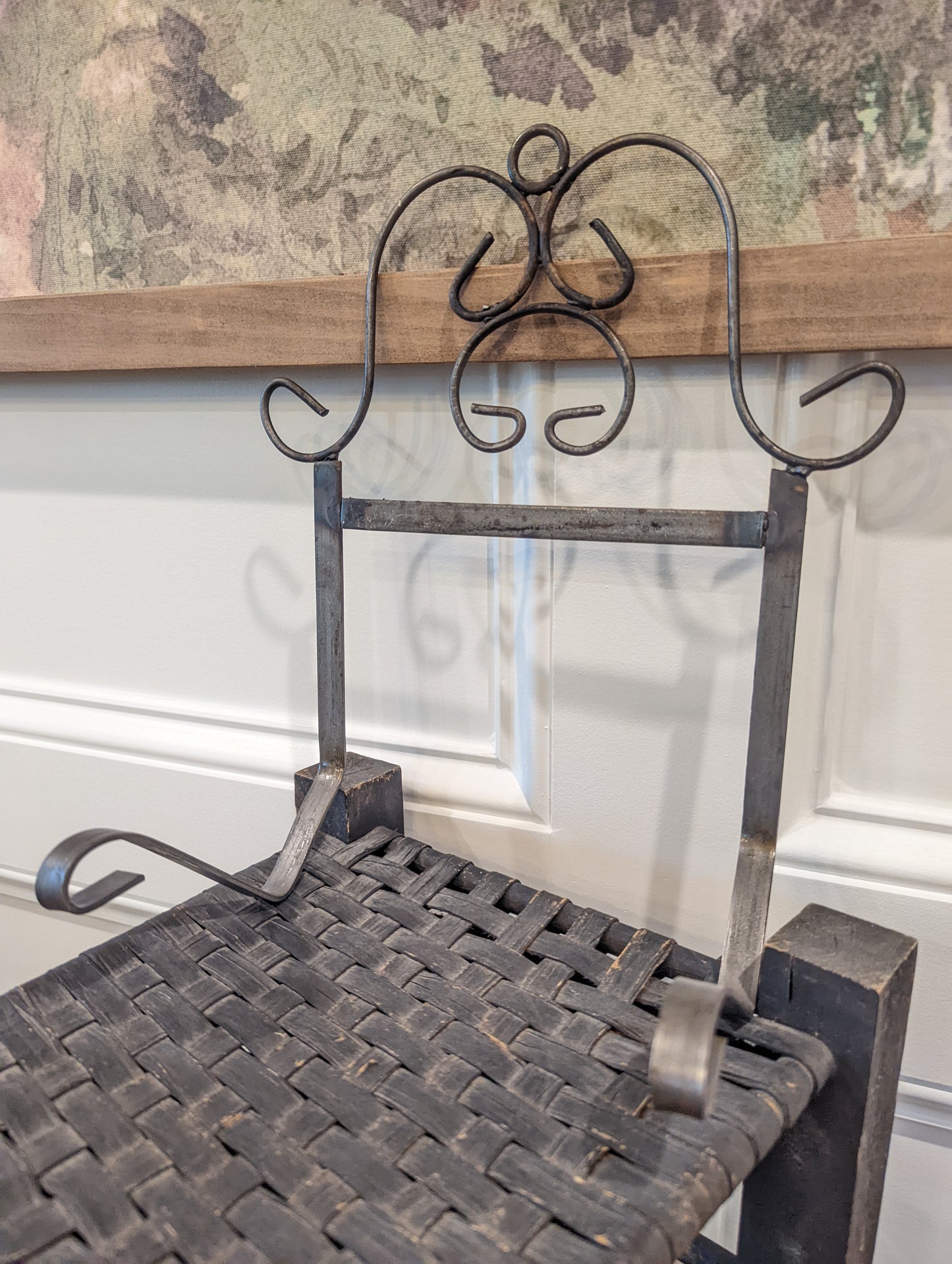 Ornate Metal Wall Dish Display