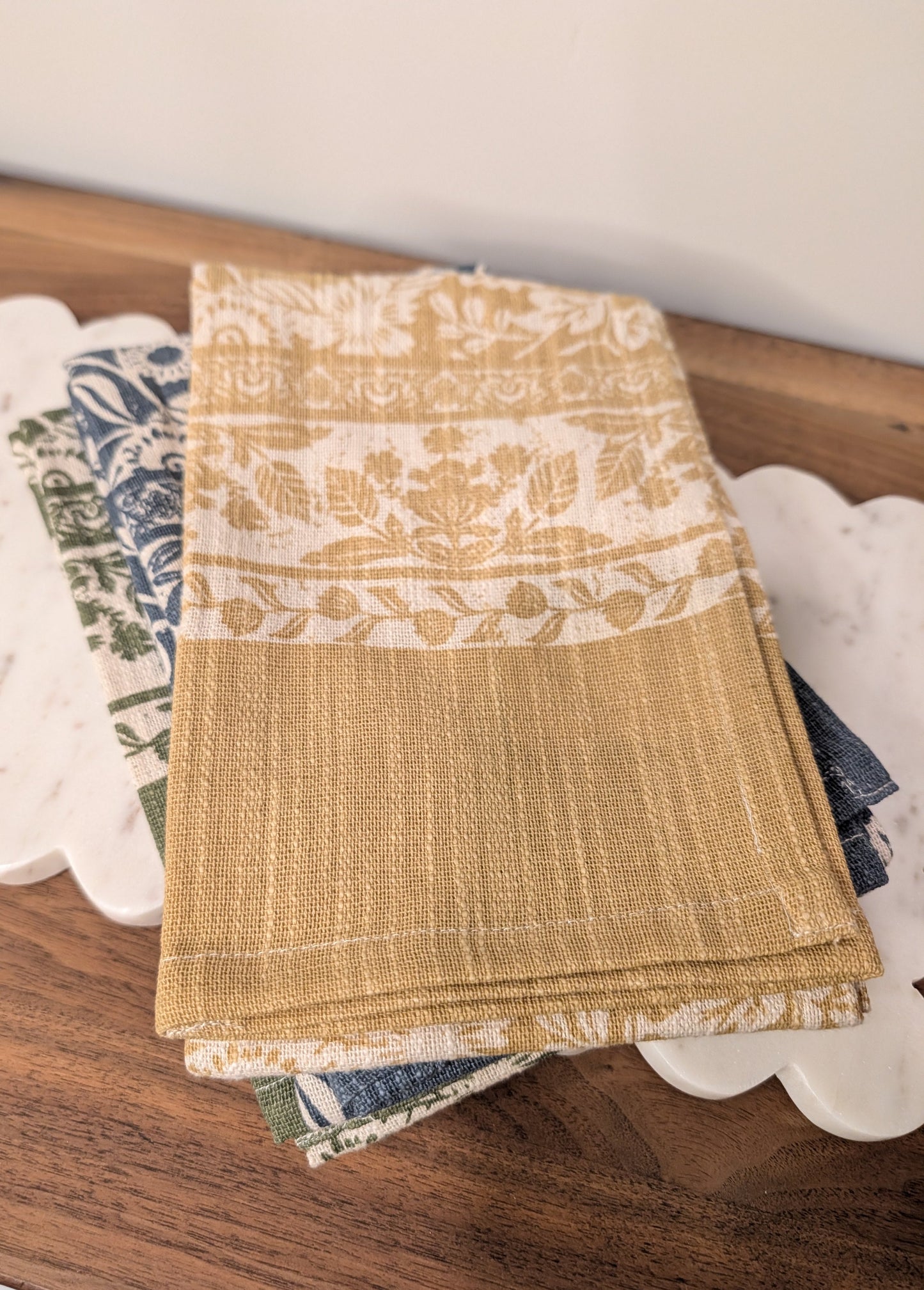 Floral Kitchen Towel (Green 💚)