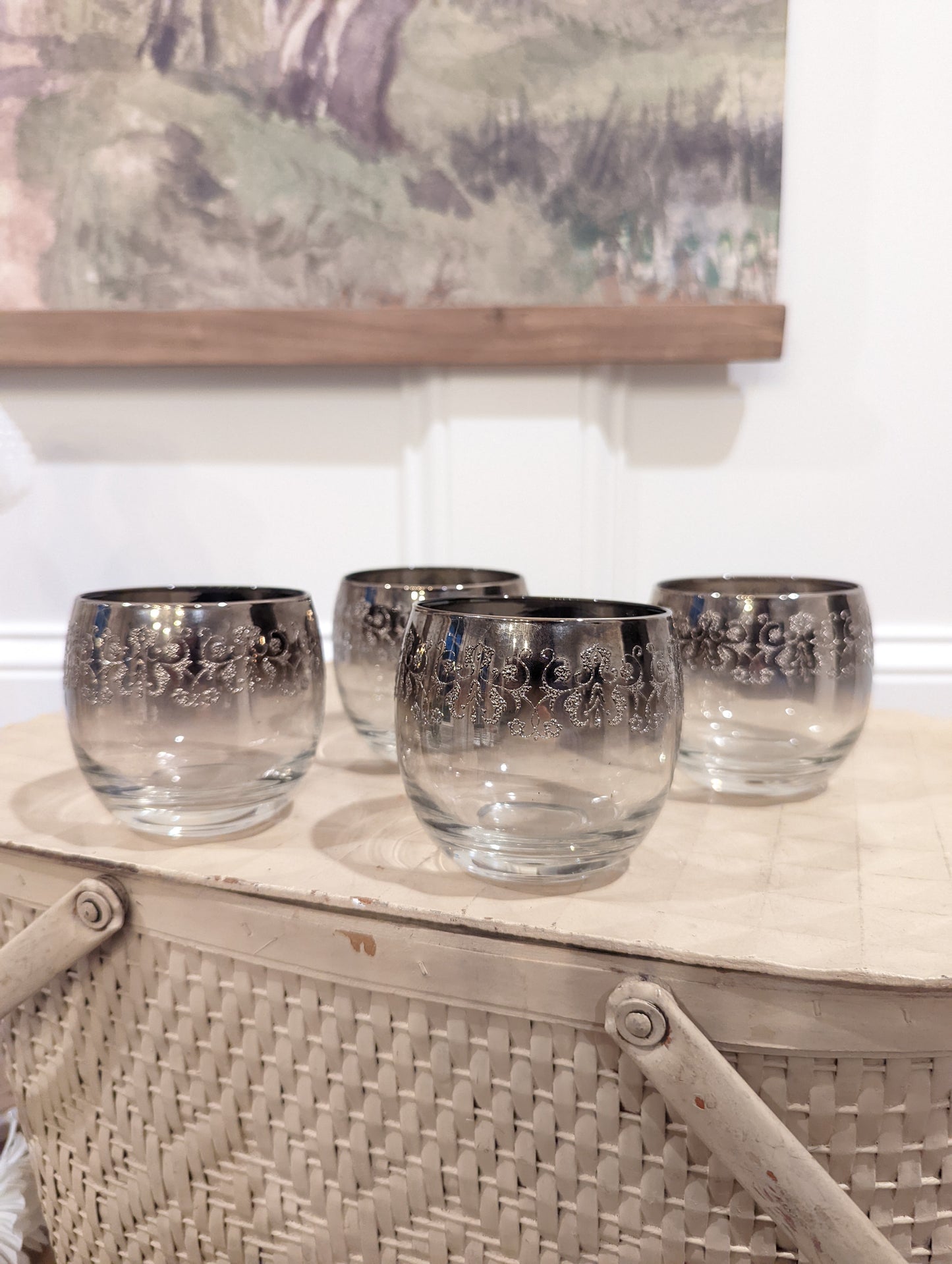 Vintage Mid-Century Modern (MCM) "roly-poly" glasses