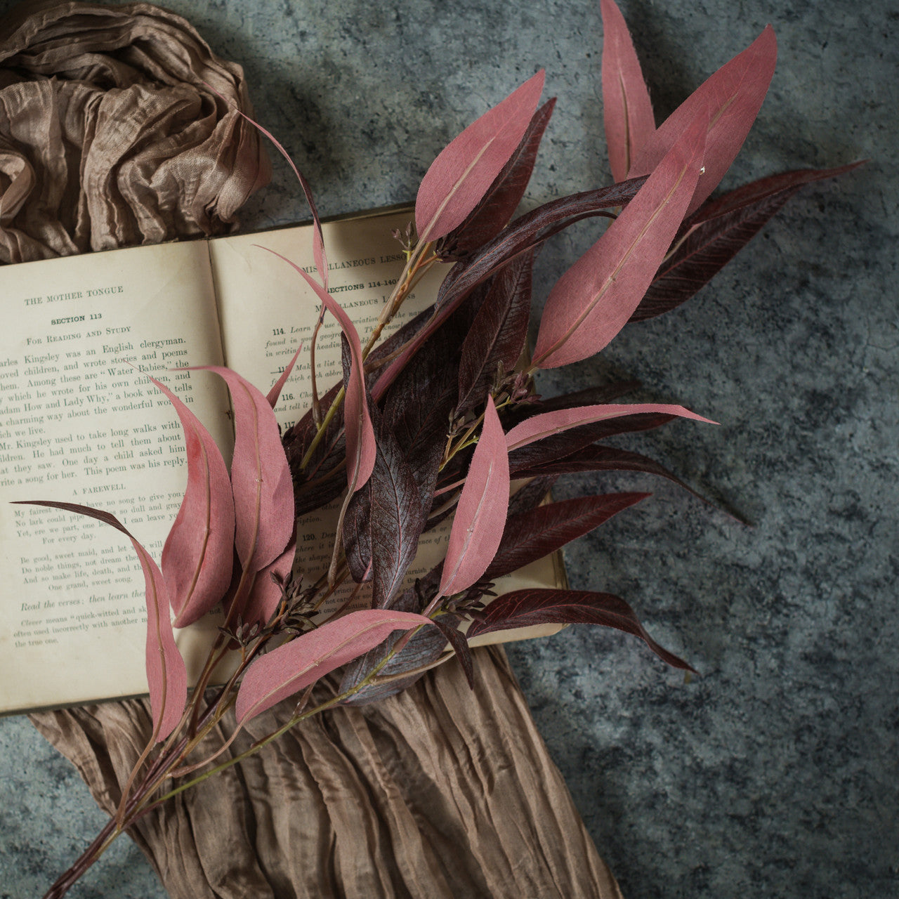 32.75" PURPLE LEAF SPRAY