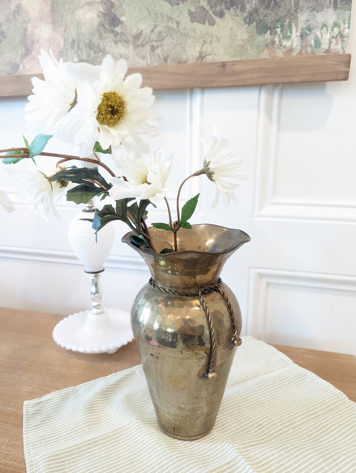 Brass Floral Vase