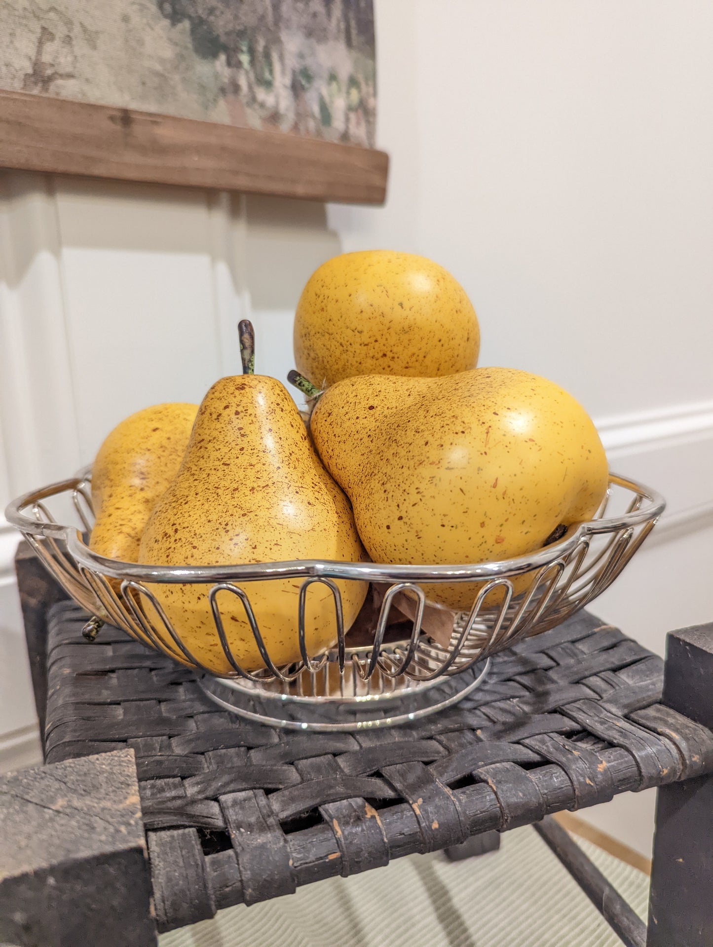 Metal Scalloped Bowl