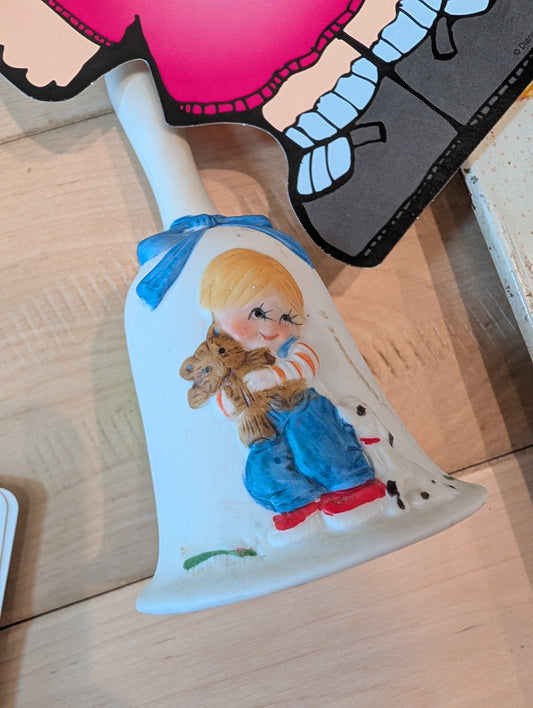 Vintage Jasco Bisque Porcelain Bel