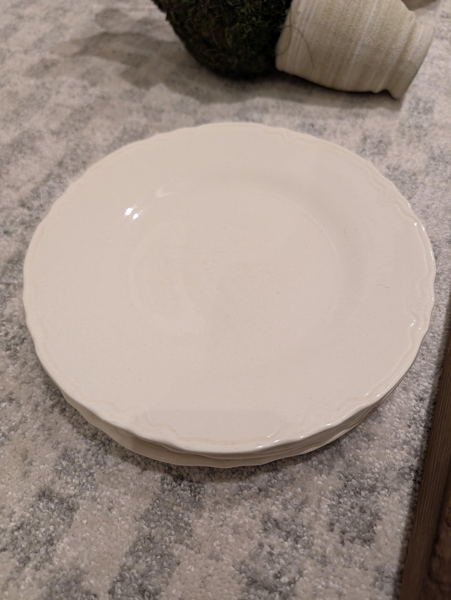 Set of 4 Ironstone Plates