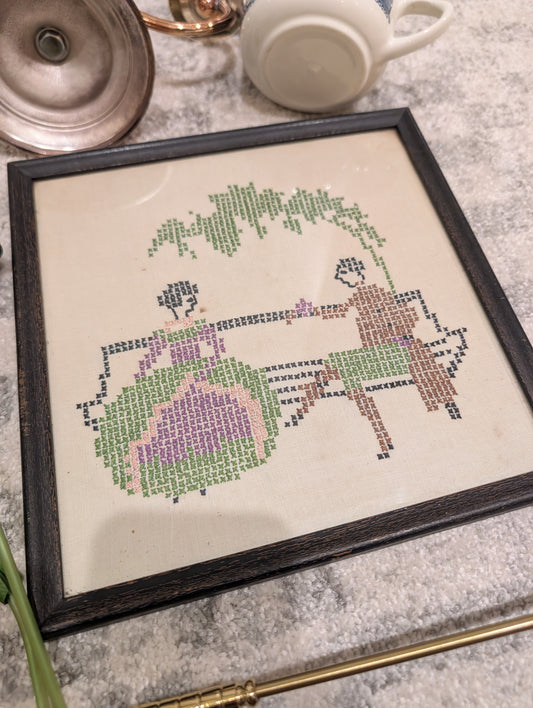 Cross Stitch Bench