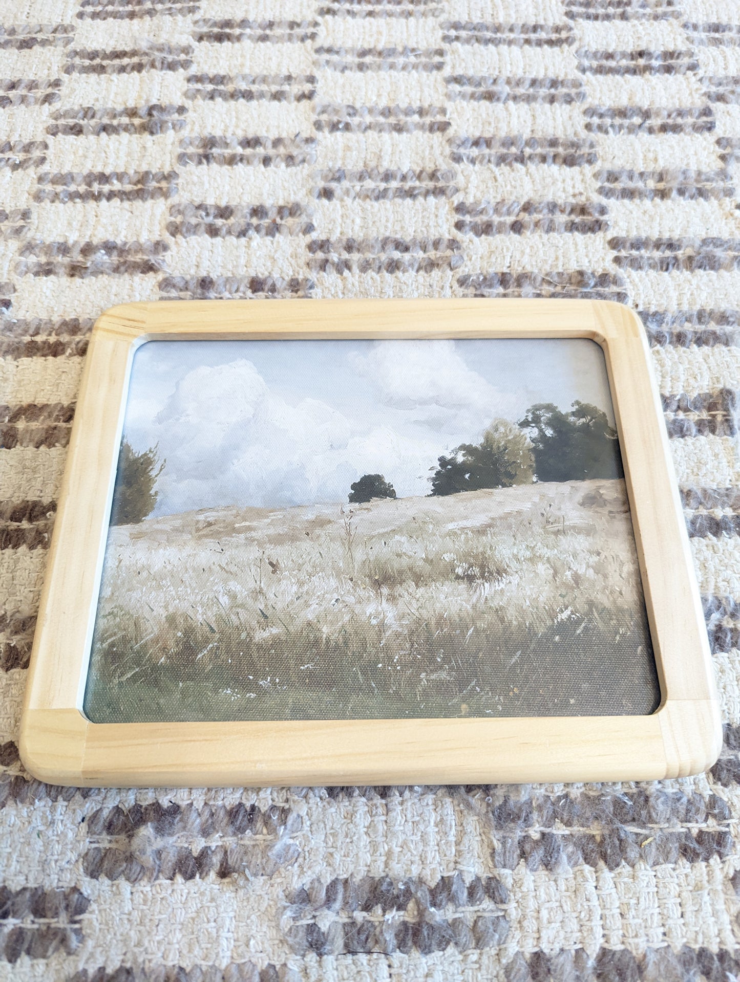 Landscape in Light Wood Frame (8x10)