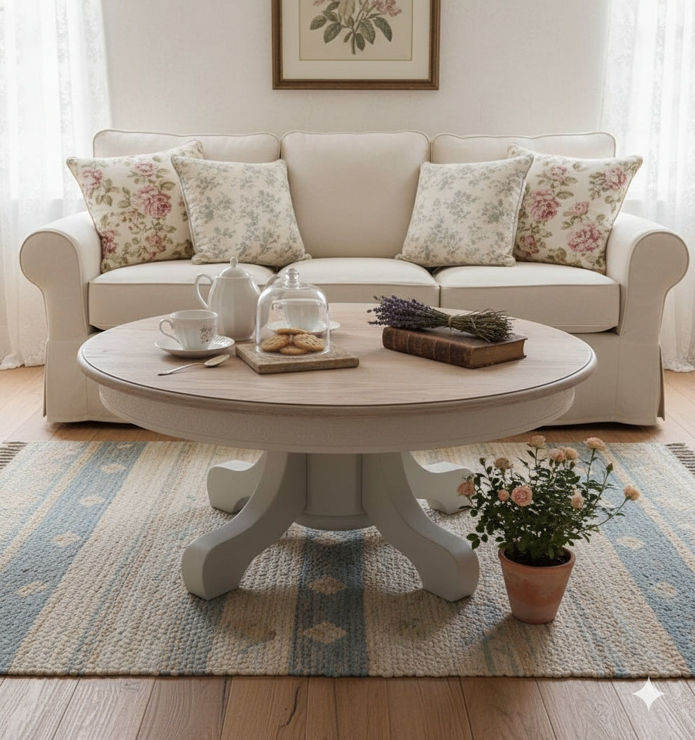 Oak Coffee Table **Sold** (Fusion Raw Silk)