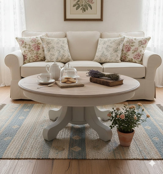 Oak Coffee Table **Sold** (Fusion Raw Silk)