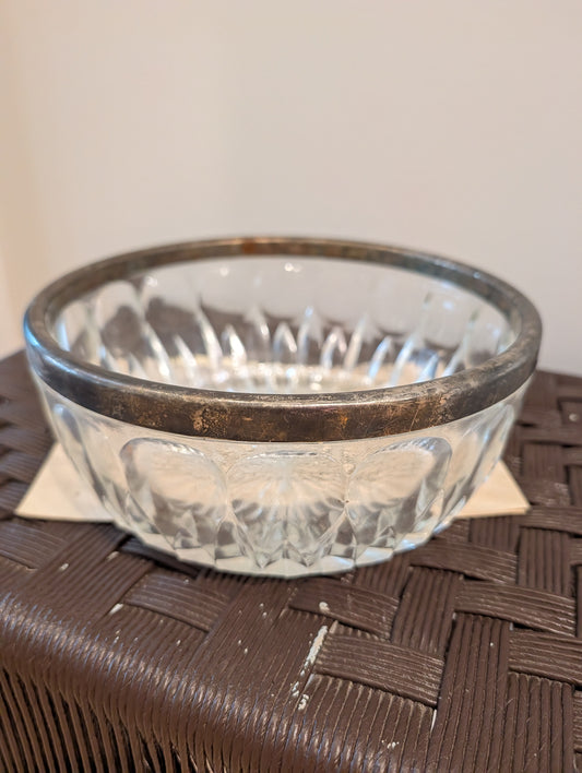 Large Vintage Glass Bowl