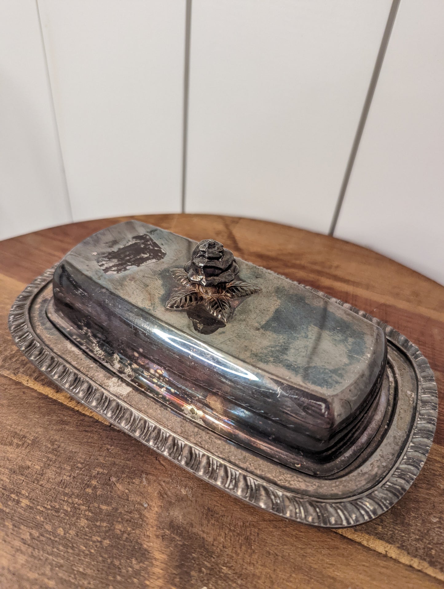 Silver Butter Dish