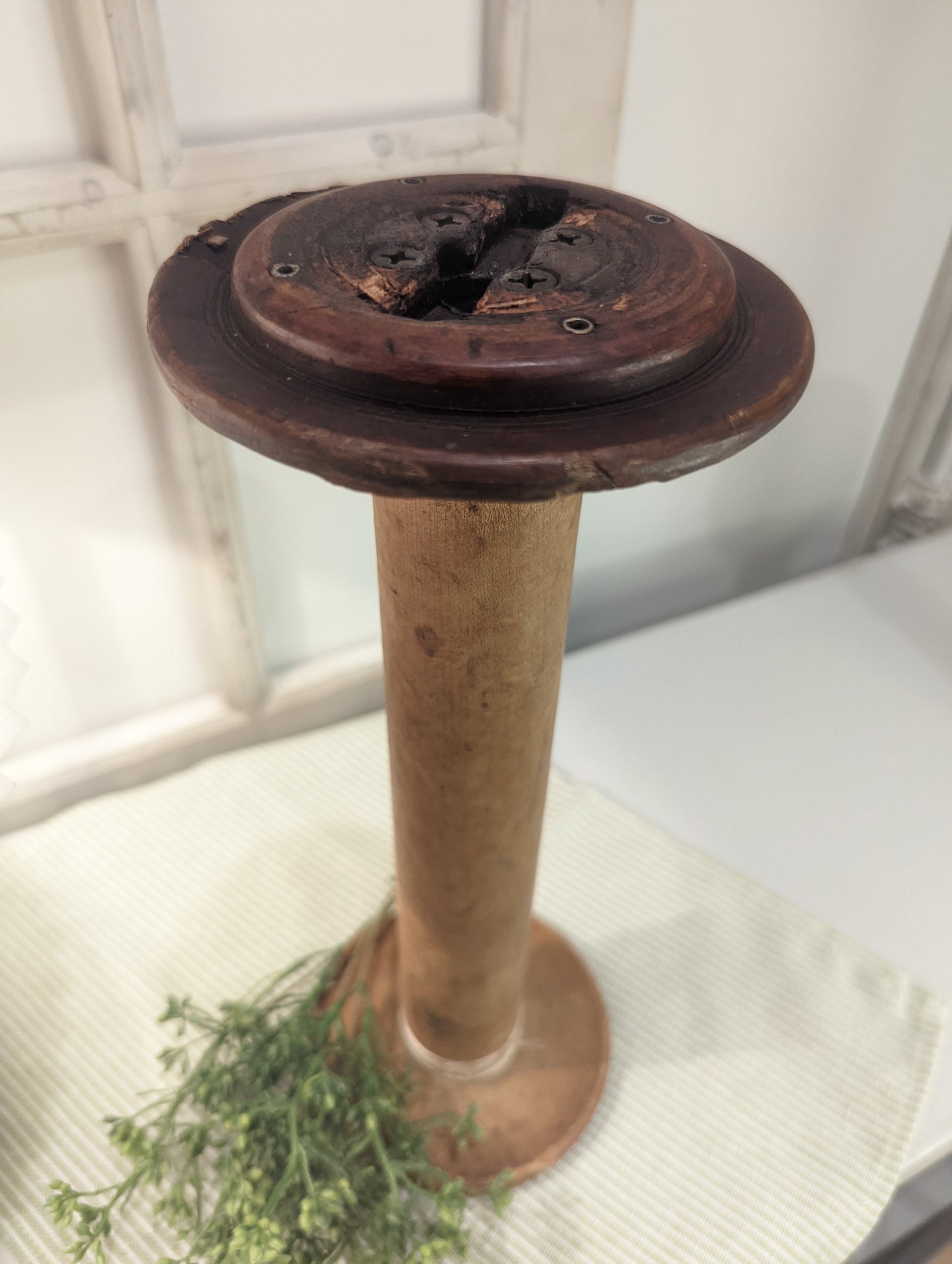 Vintage Wood Thread Spool 🧵