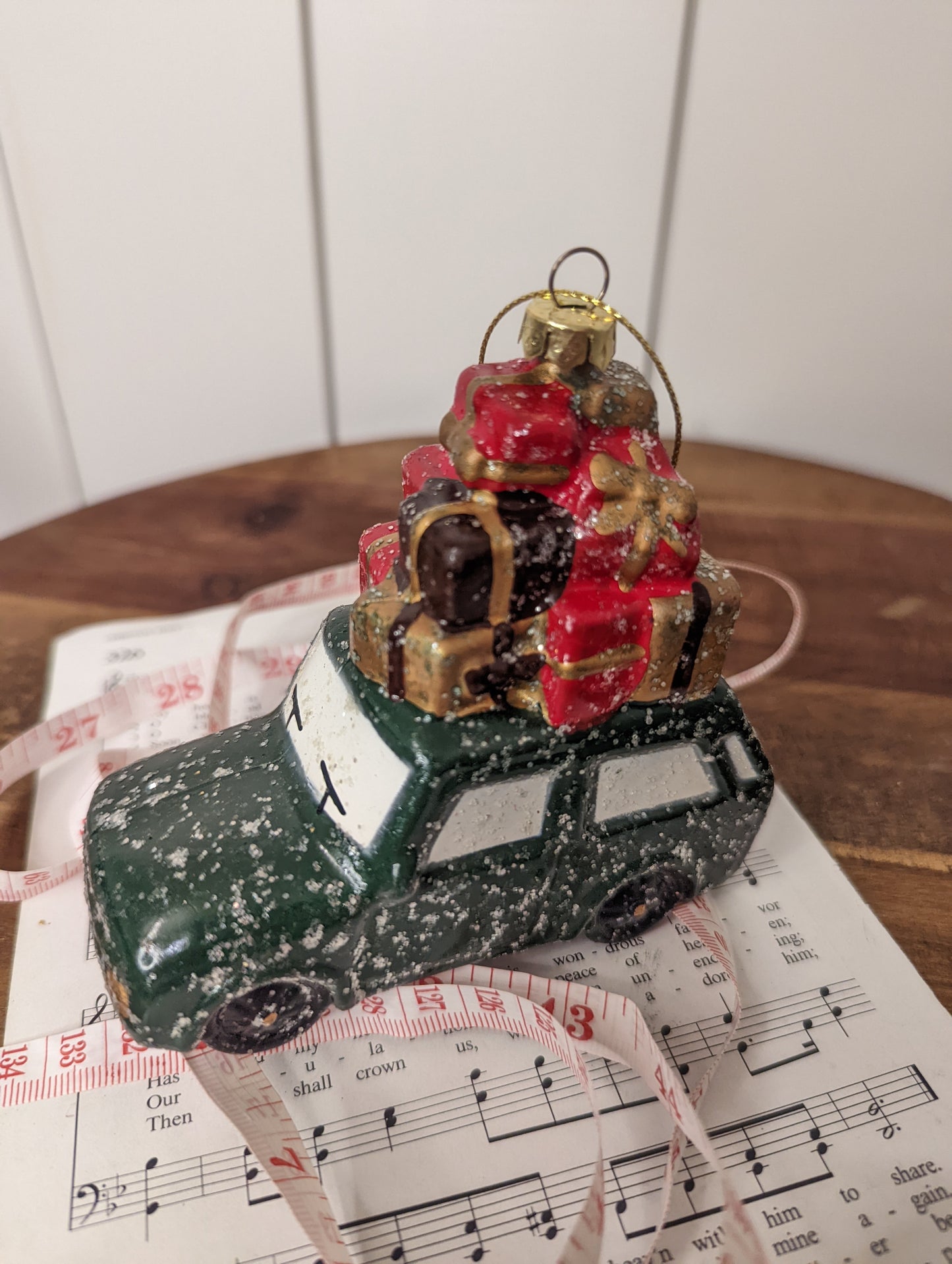Car with Gifts Ornament