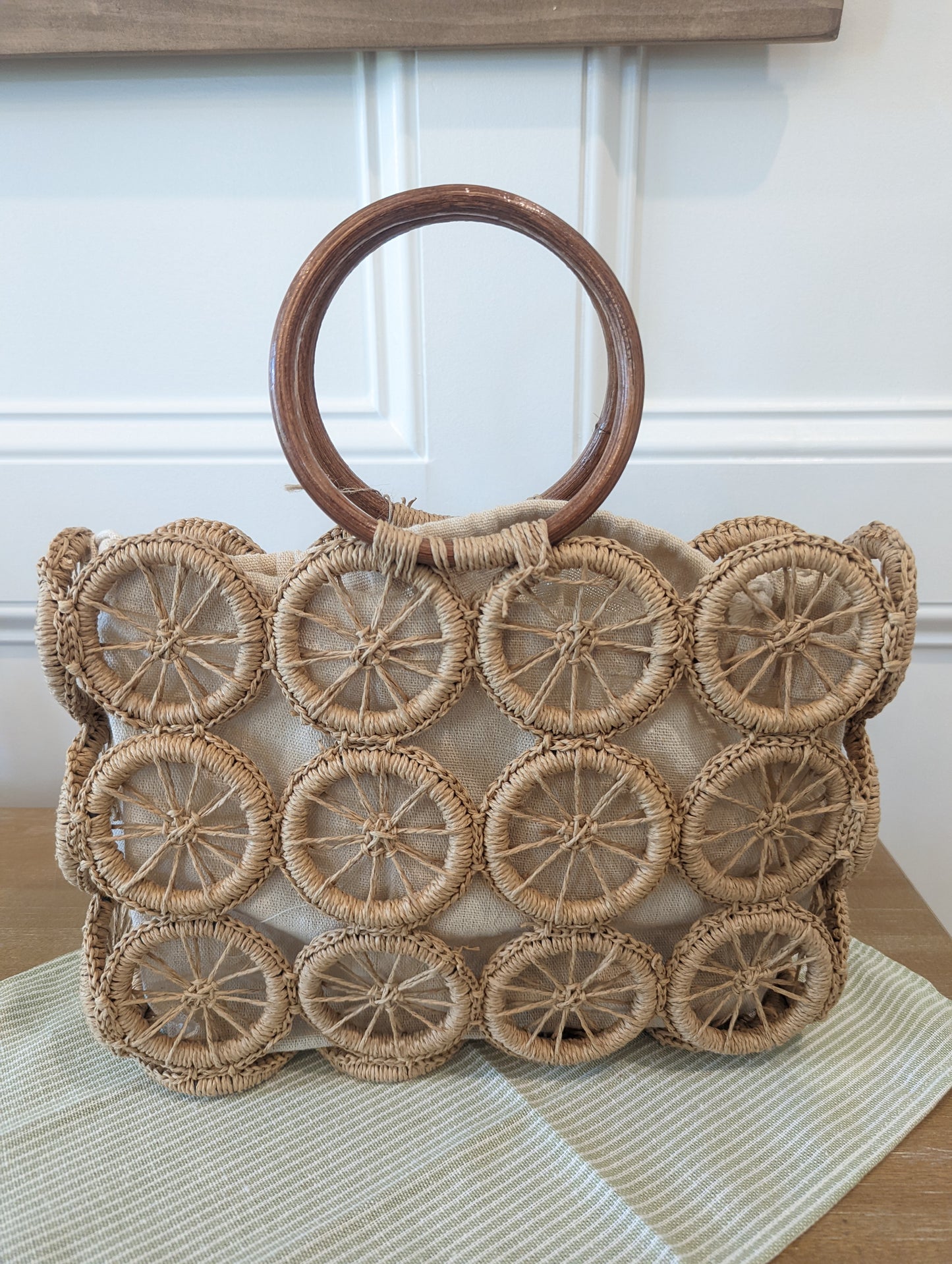 Wicker Woven Summer Beach Crossbody Bags