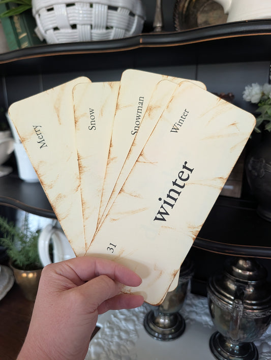 Winter Flash Cards