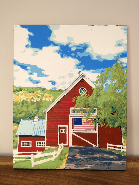 Paint By Number Barn