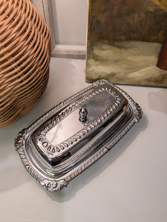 Silver Butter Dish