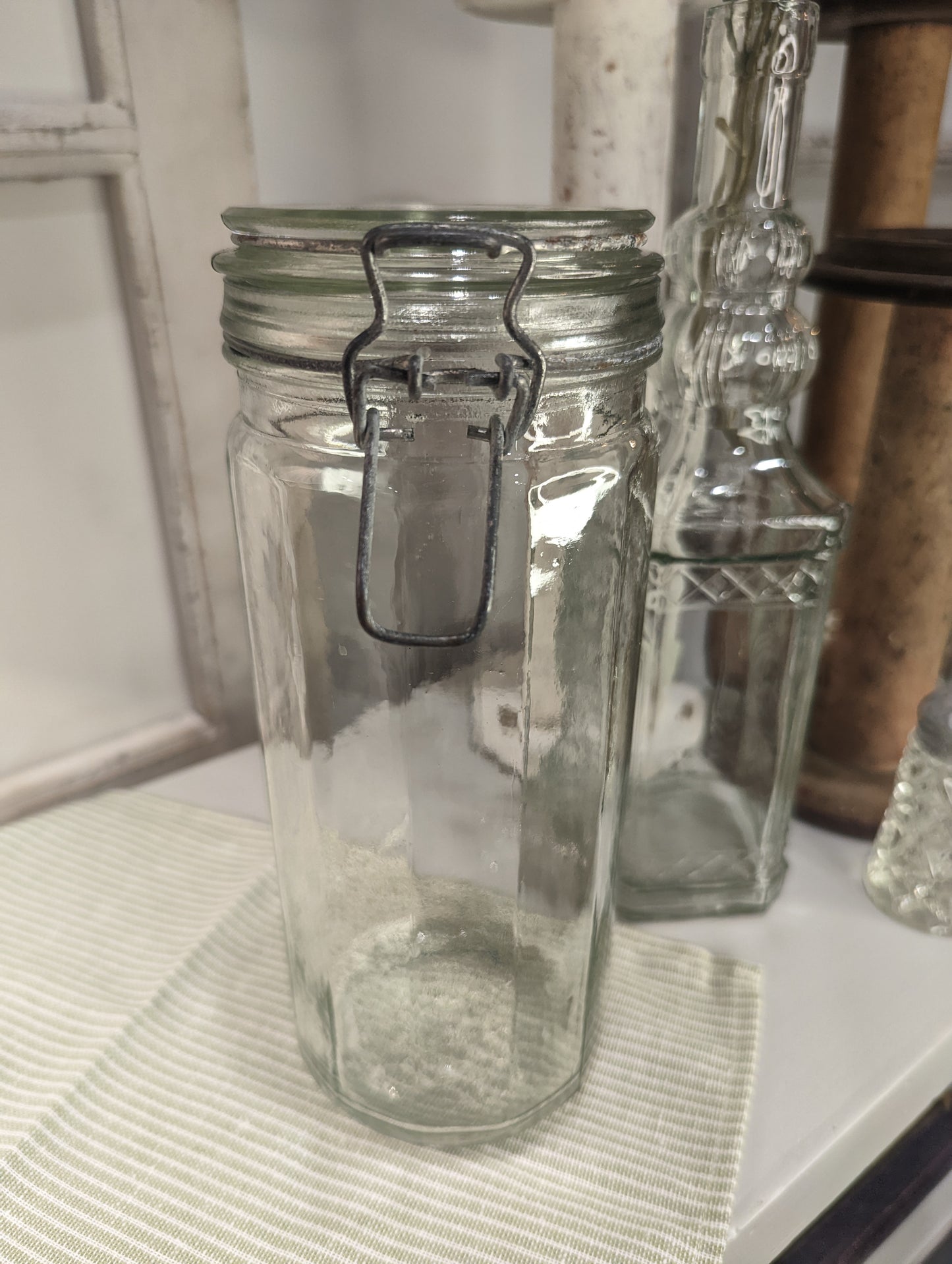 Vintage Glass Storage Jar