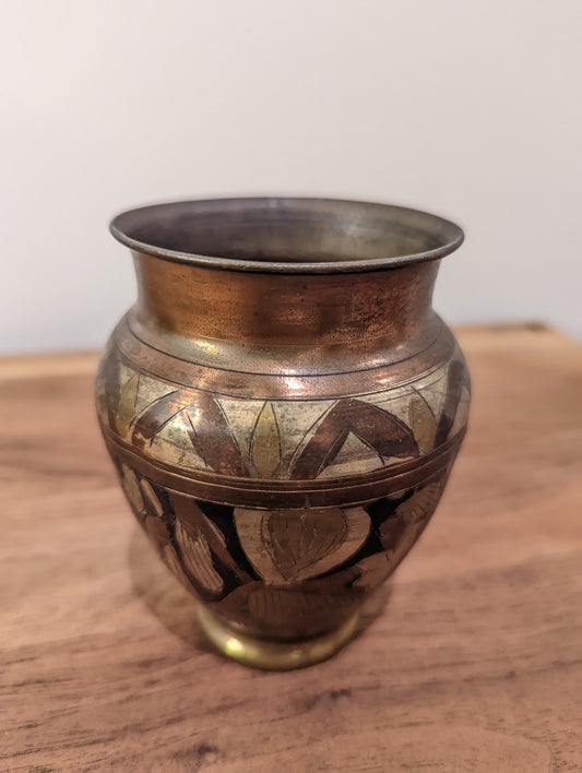 Brass and Copper Vase