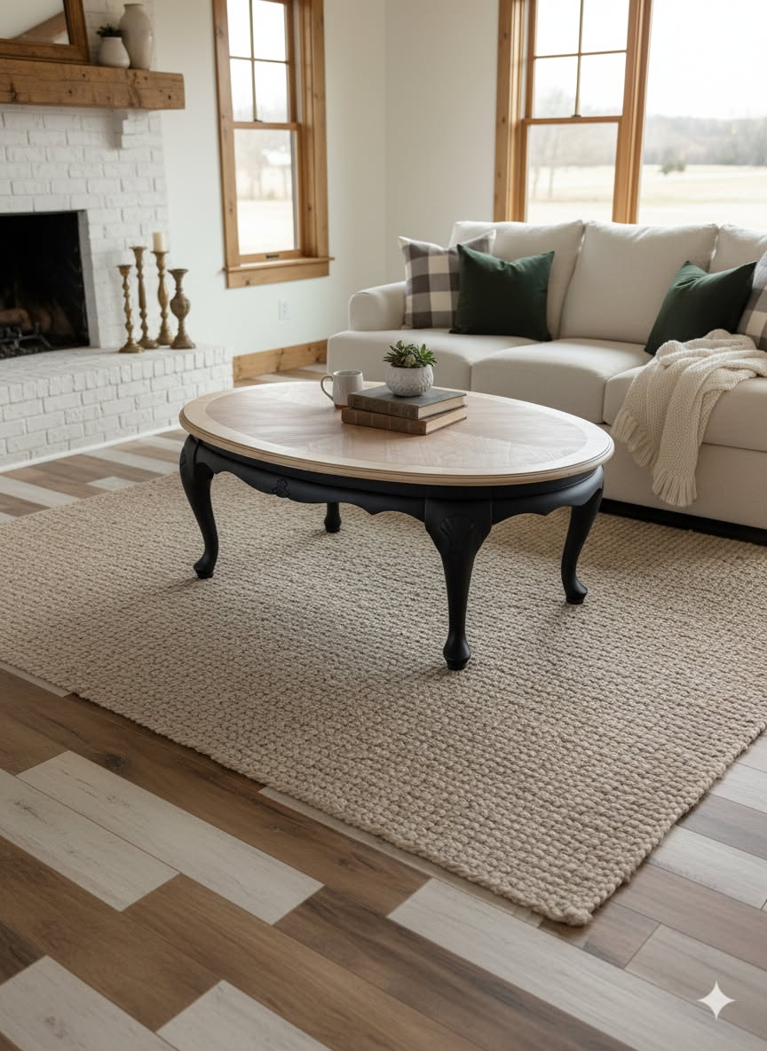 Coffee Table **Available** (General Finishes Lamp Black) Pickup at University Pickers in Huntsville, AL only