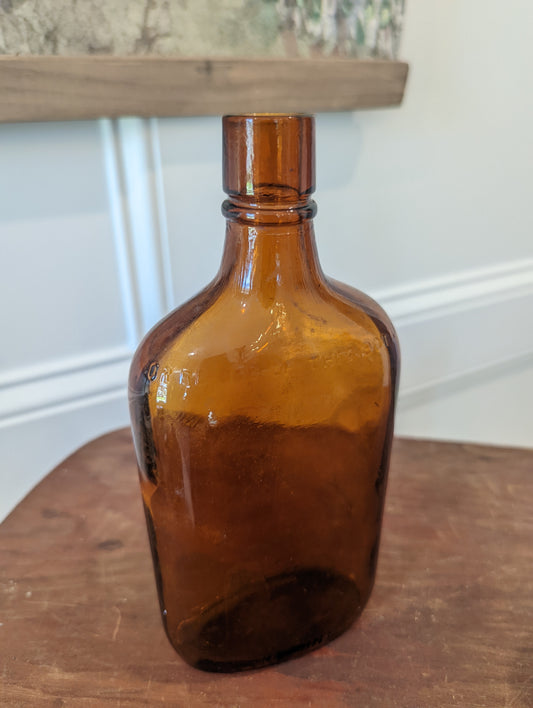 Large Amber Bottle
