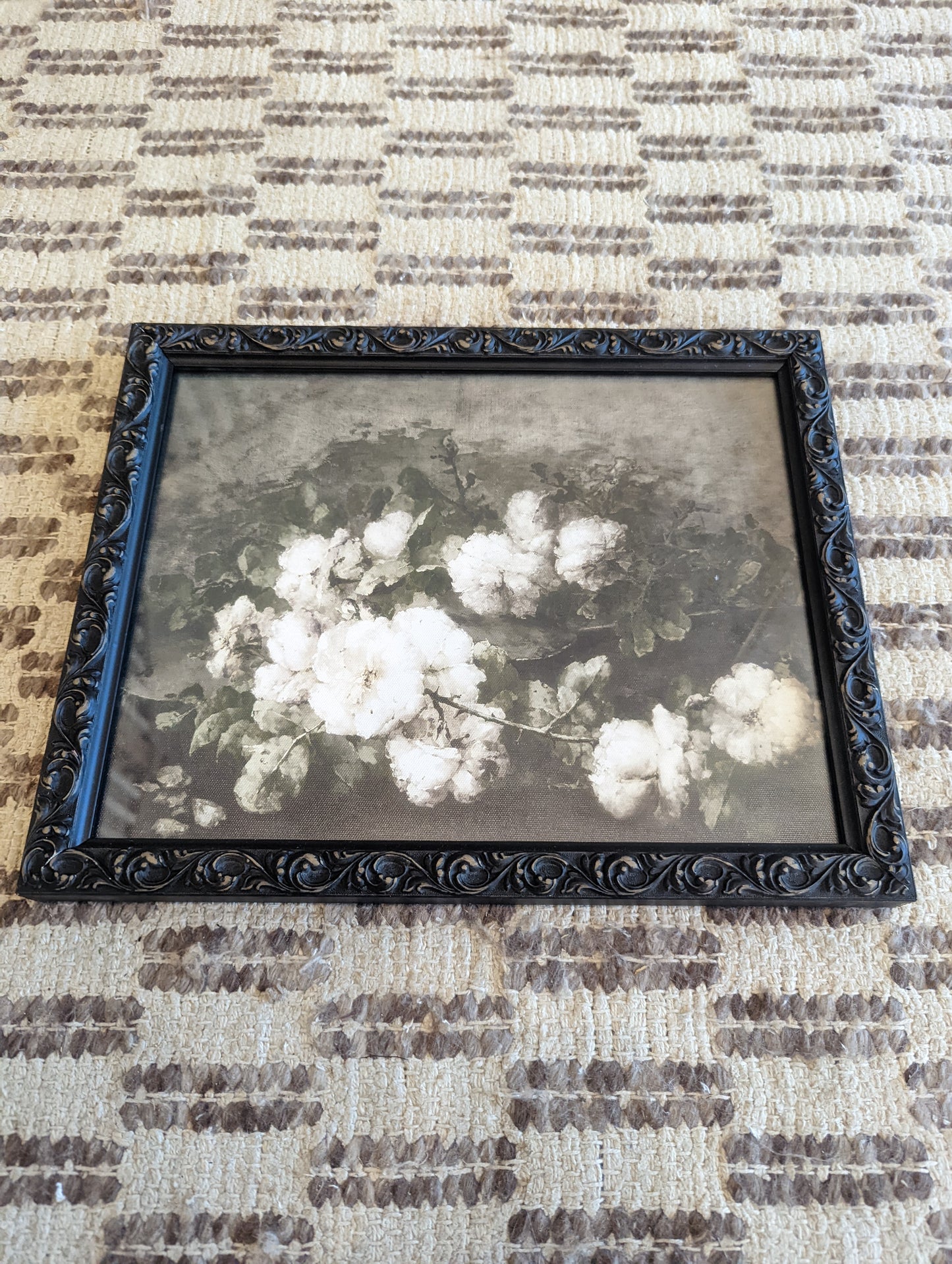Moody Floral Print in Dark Frame (11x14)