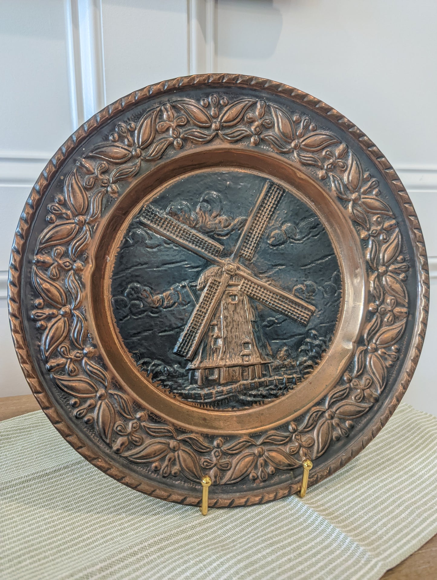 Copper Windmill Platter