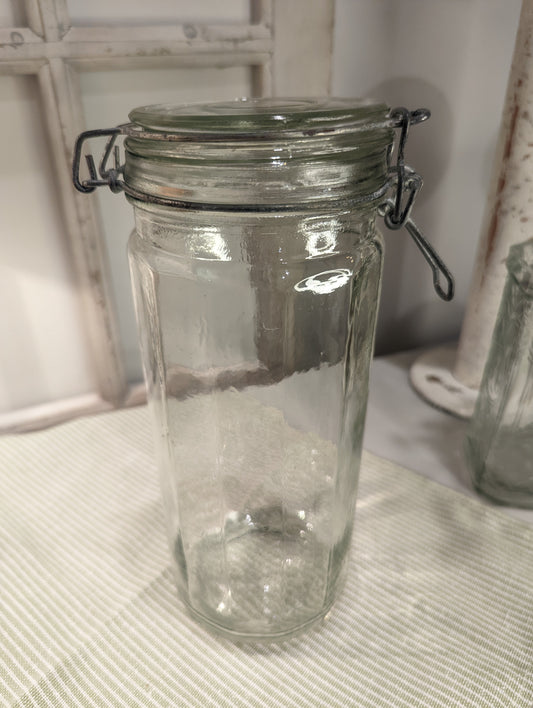 Vintage Glass Storage Jar