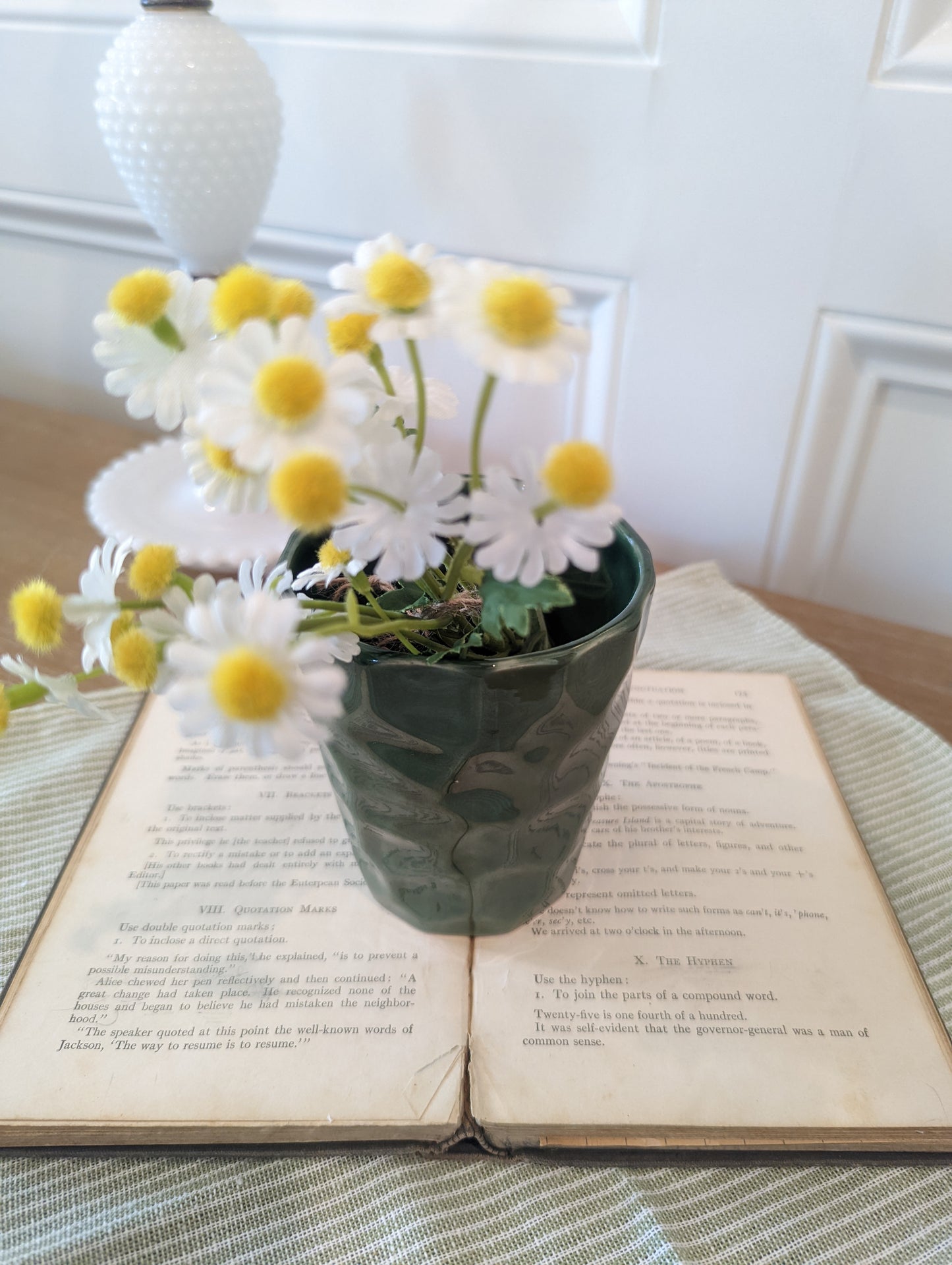 Green Glass Container