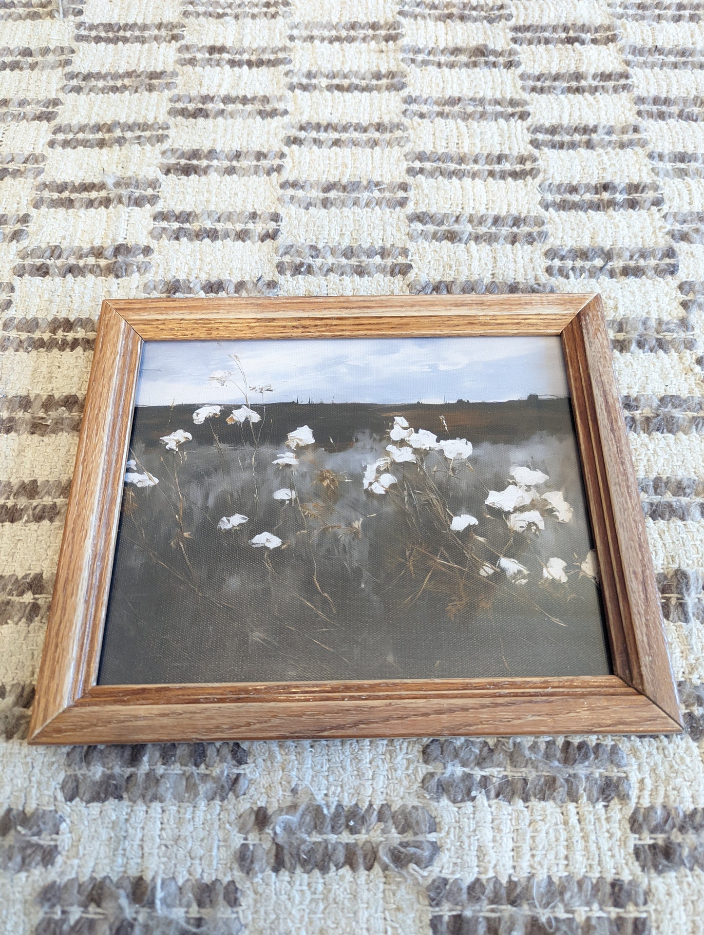White Flowers in a Field (8x10)