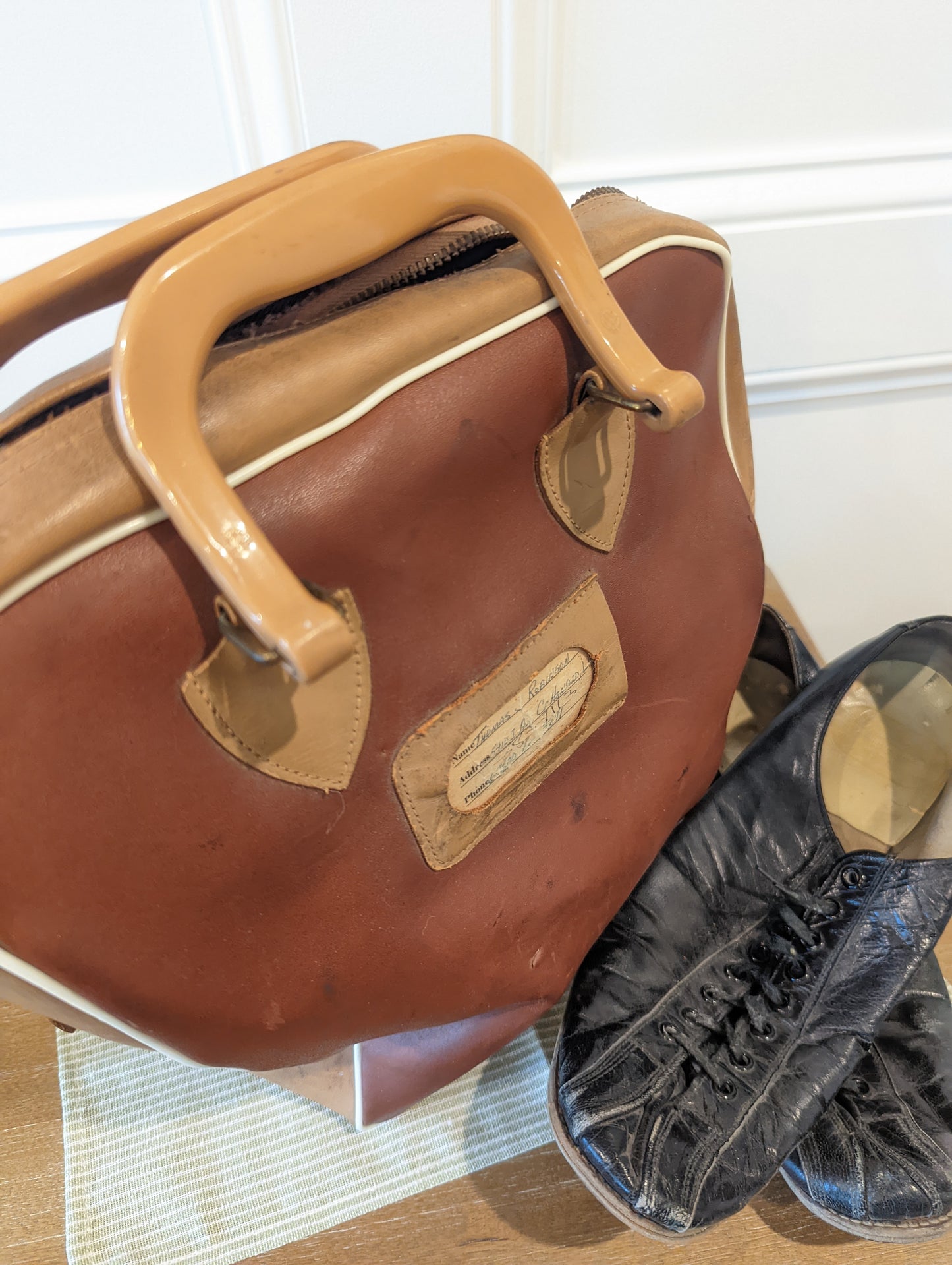 Vintage Bowling Bag and Shoes 🎳