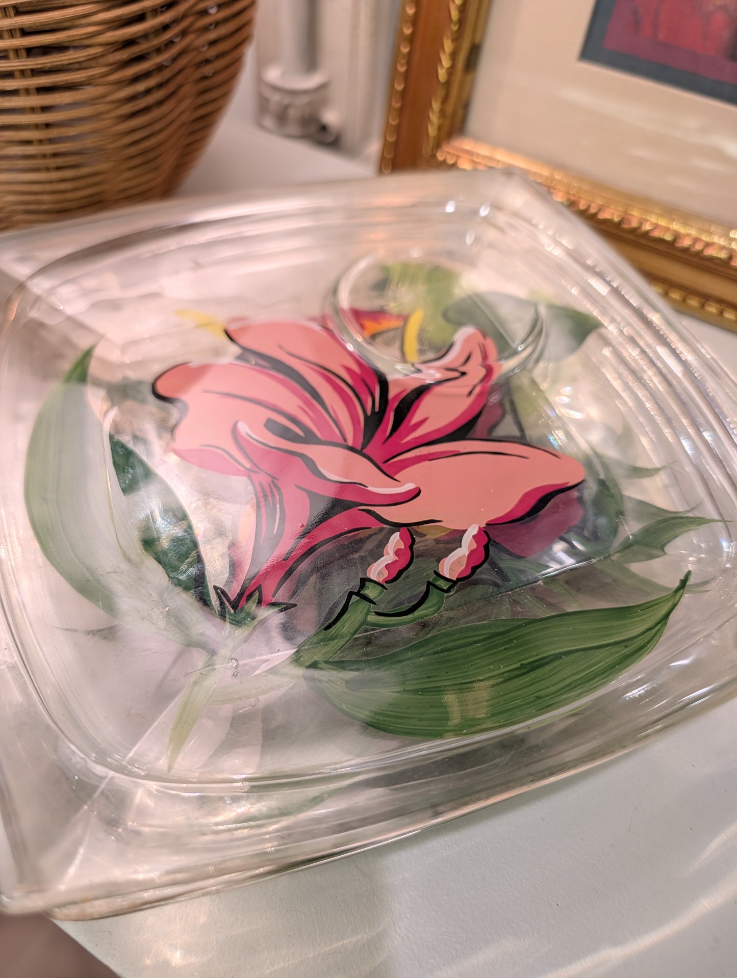 Hand Painted Snack Plates (Set of 4)