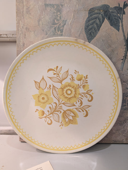 Ironstone Plates (Yellow Floral Set 2)