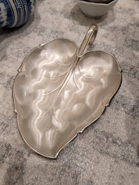 Silver leaf dish