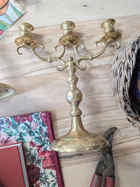 Brass Candle Holder