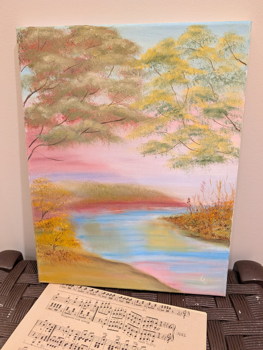 Tranquil Reflections – Original Landscape Painting