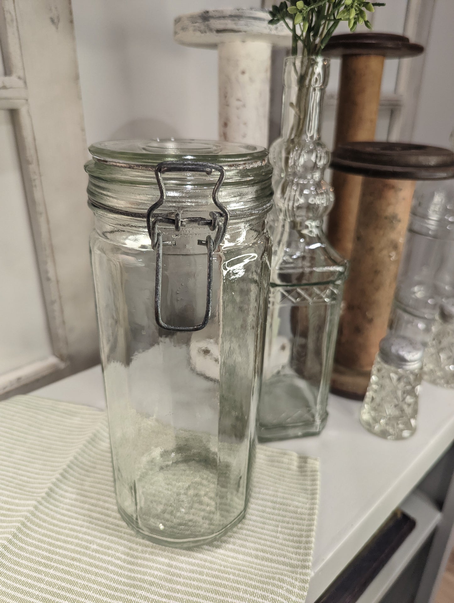 Vintage Glass Storage Jar