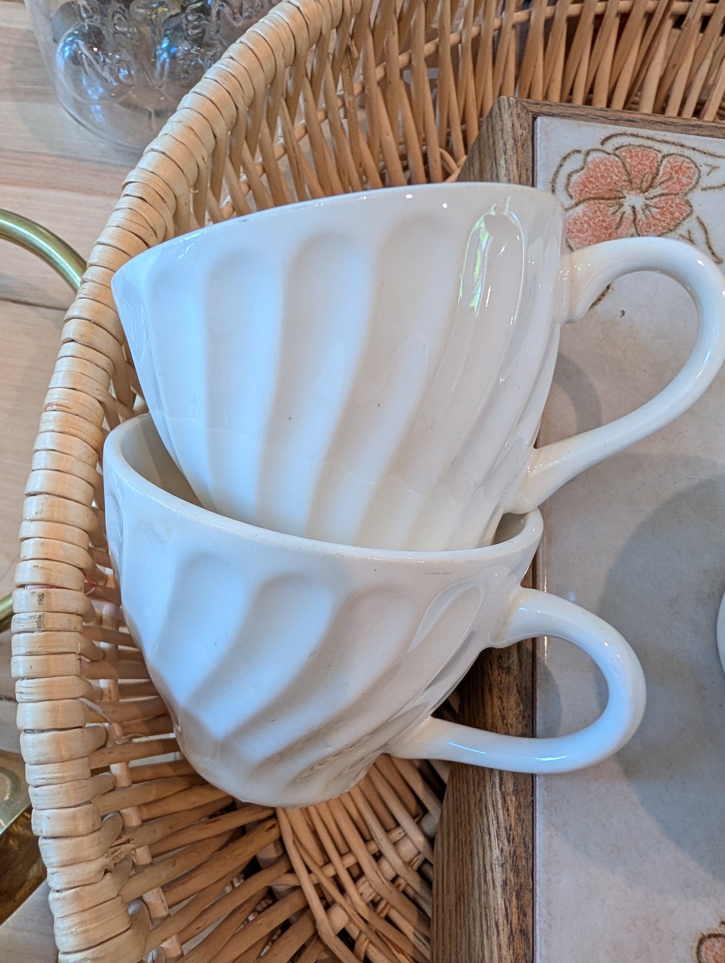 Ironstone Cups (Set 4)