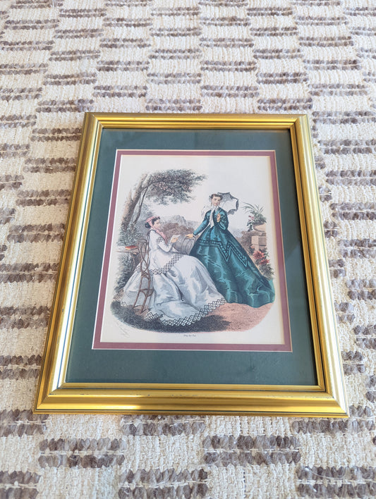 La Mode Illustrée In Gold Frame 8x10