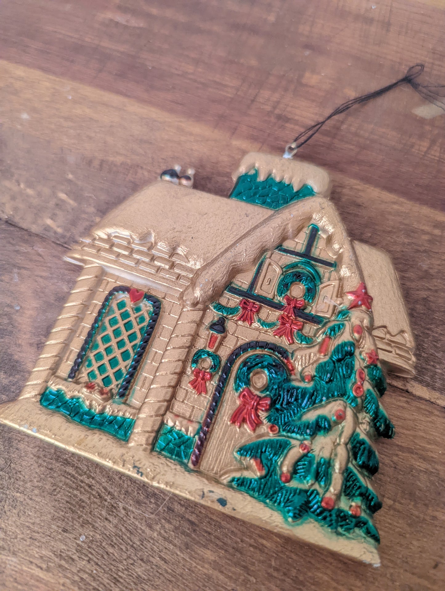 Vintage Christmas Ornaments House
