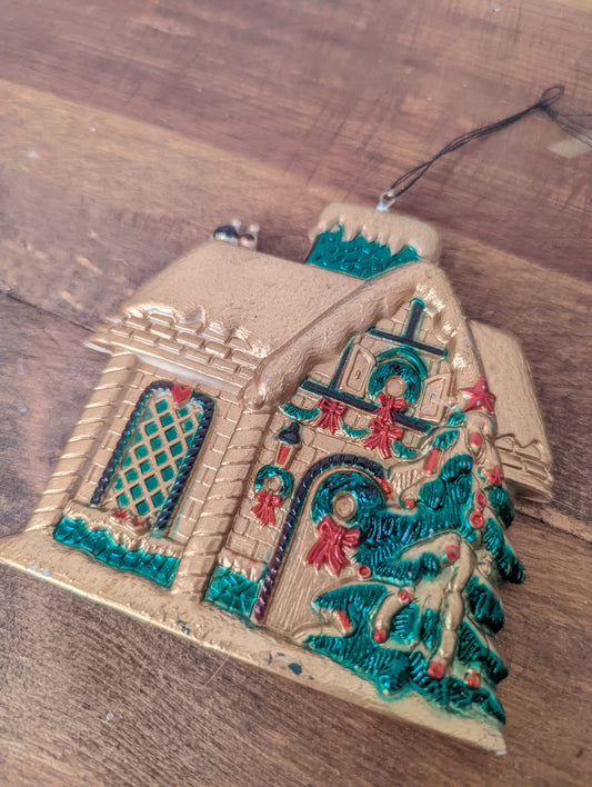Vintage Christmas Ornaments House