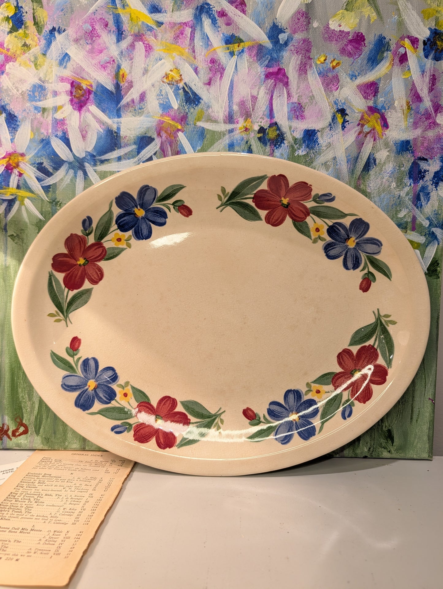 Floral Platter