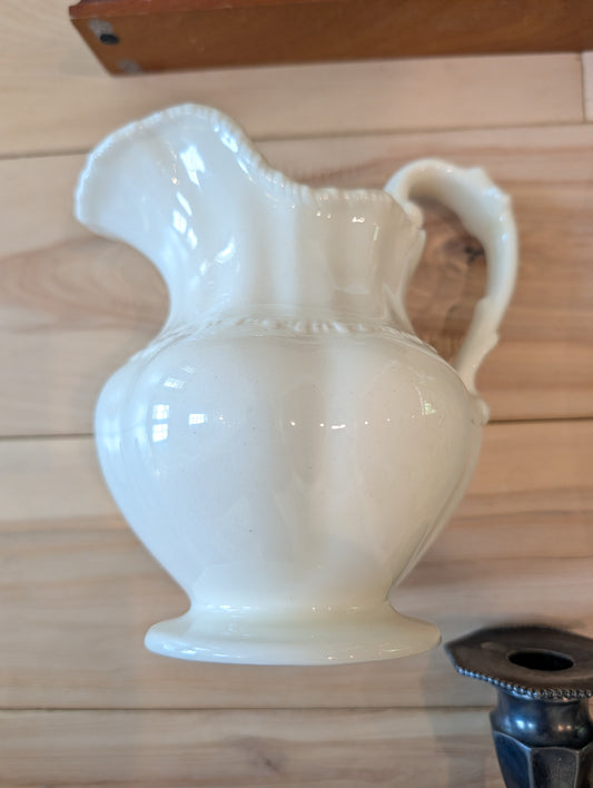 Ivory Porcelain Pitcher